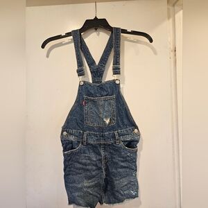 Levi's Blue Denim Overalls